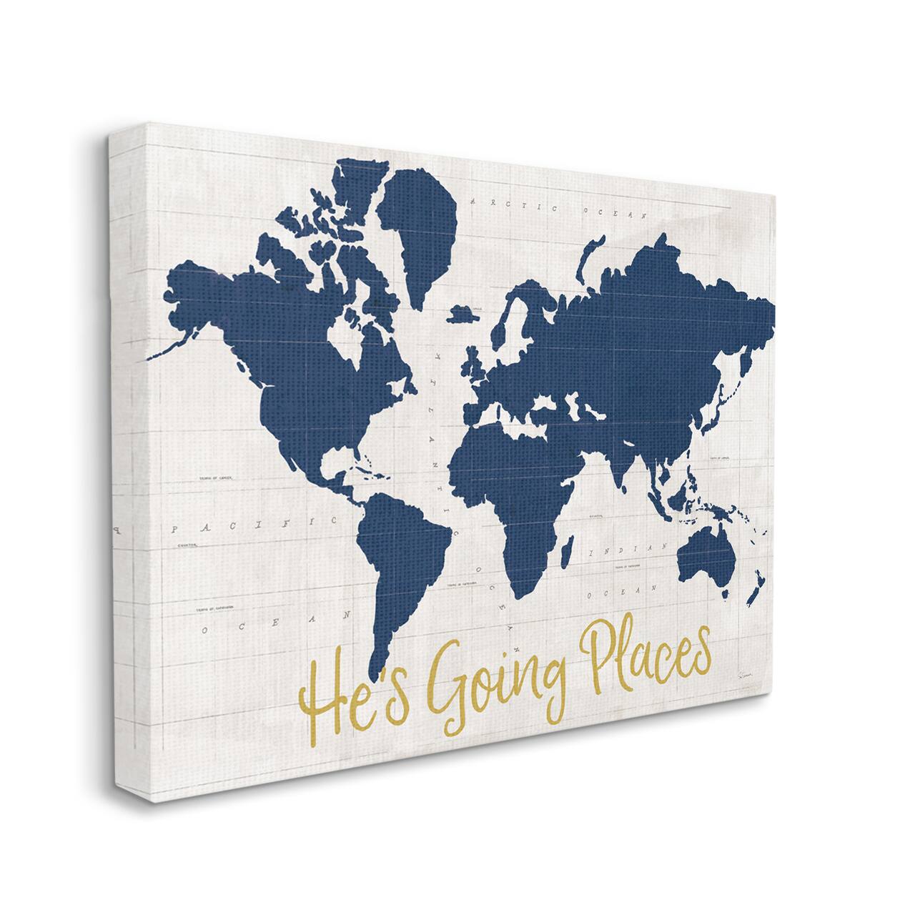 Stupell Industries He's Going Places Canvas Wall Art